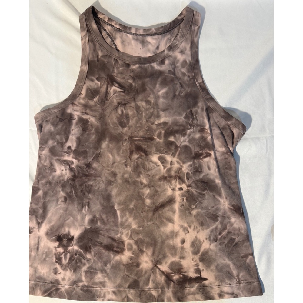Lululemon Invigorate Training Tank Top Diamond Dye Graphite Grey Bronze Green 8